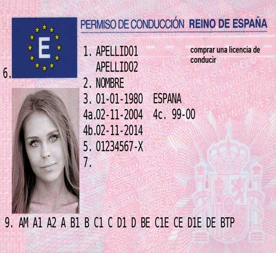 Buy Spanish Driver License