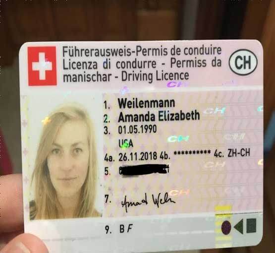 Buy Swiss Driver License